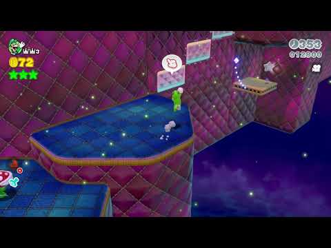 Super Mario 3D World (Switch) 2-2 100% Speedrun - Time: 59 (WR)