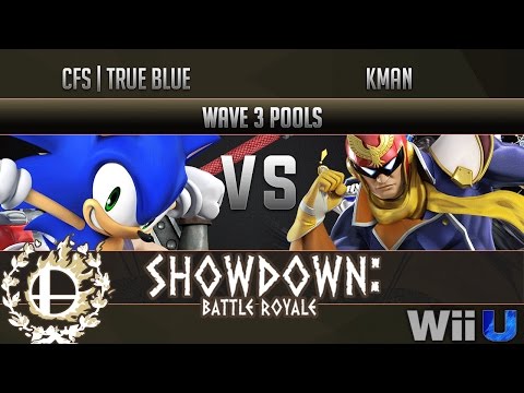 Showdown Battle Royale WAVE 3 POOLS - CFS | True Blue (Sonic) vs Kman (Captain Falcon)