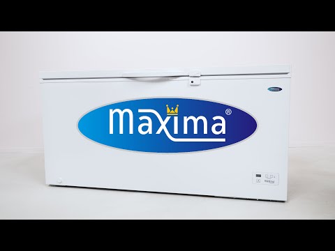 Maxima Gefriertruhe &ndash; 488 l &ndash; auf Rollen &ndash; inkl. H&auml;ngekorb