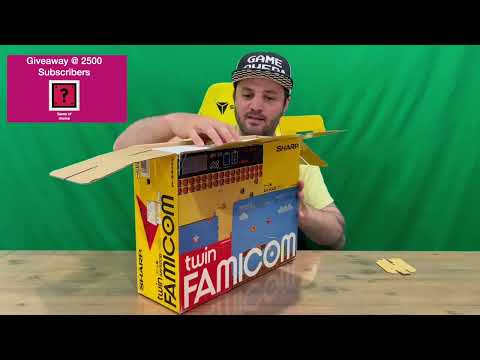 Ep 1430 - Sharp Nintendo Twin Famicom AN-500B Console Unboxing In 2022