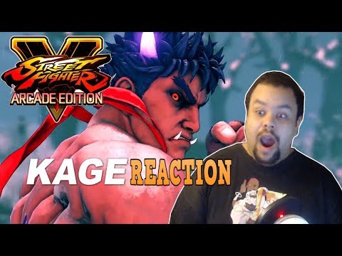 MIKE REACTS: Kage (Evil Ryu) Reveal Trailer - Street Fighter V