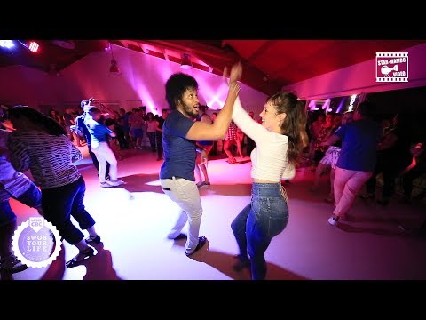 Terry SalsAlianza, Achile Dinga & Marie Cazorla - social dancing @ SWOB 2017