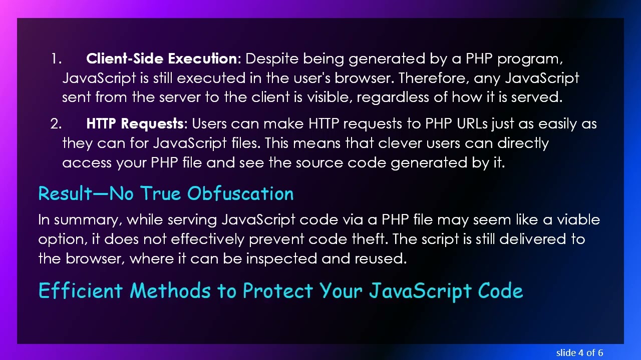 Effective Ways to Hide JavaScript Code in PHP Files