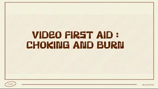 Download lagu ENGLISH PRACTICUM: FIRST AIDS CHOKING AND BURNS mp3 Download lagu ENGLISH PRACTICUM: FIRST AIDS CHOKING AND BURNS mp3
