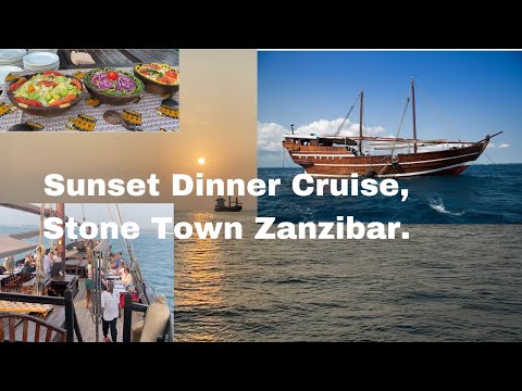 Sunset Dinner Cruise Zanzibar Stone Town Tanzania.
