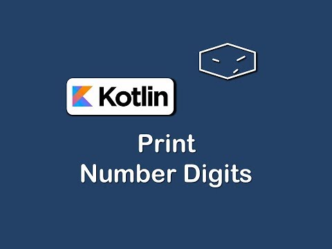 print number digits in kotlin