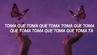 &quot;Toma que toma&quot; -- Los Ángeles Azules. ( CON LETRA )