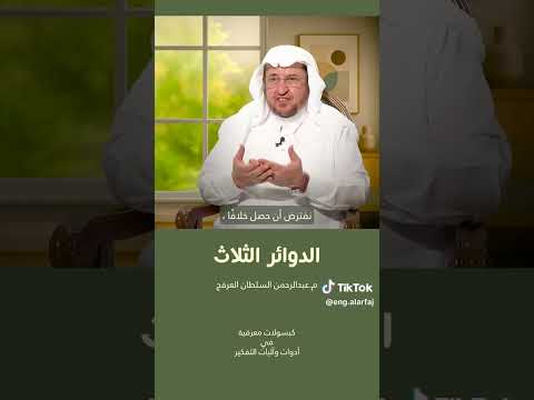 الدوائر الثلاث - م عبد الرحمن السلطان العرفج - كبسولات معرفية #اكسبلور #تعليم #تنمية_بشرية