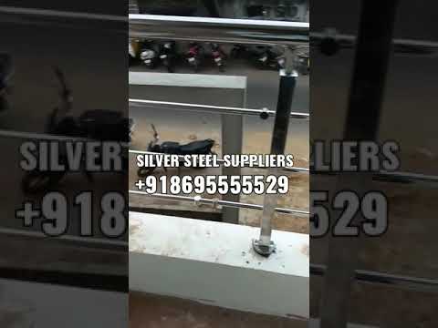 Steel balcony railing