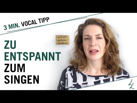 Zu entspannt zum Singen?