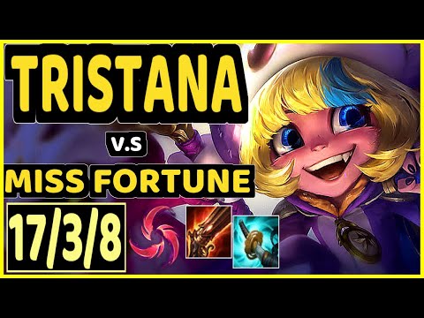 ACHUU (TRISTANA) vs MISS FORTUNE - 17/3/8 KDA BOTTOM ADC GAMEPLAY - EUW Ranked DIAMOND