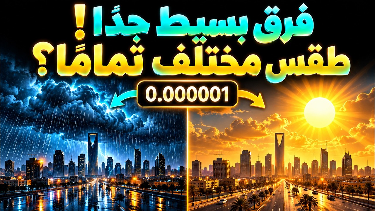 كيف تتنبأ الحواسيب بالطقس☔… ولماذا تخطئ؟ 🤔