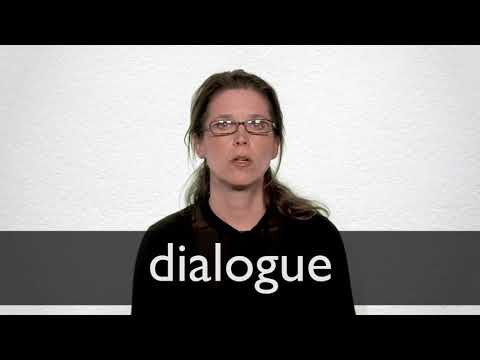 What does dialogue mean deals