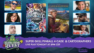 Roll and Writes - Pinball and Cartographers!