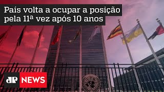 Brasil ocupa cadeira não permanente no Conselho de Segurança da ONU