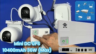 Mini DC UPS 🔥 SPS 1036P Uninterrupted 36W 10.400 mAh 12V, 9V, 5V 🔥 Unboxing + Quick Review