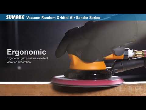 Non vacuum random orbital sander w/6