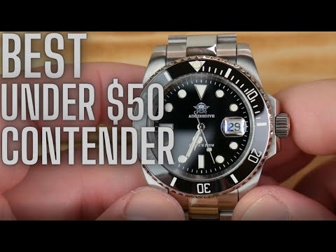 Addiesdive Quartz Submariner Homage  I  Best Watch Under $50 Contender
