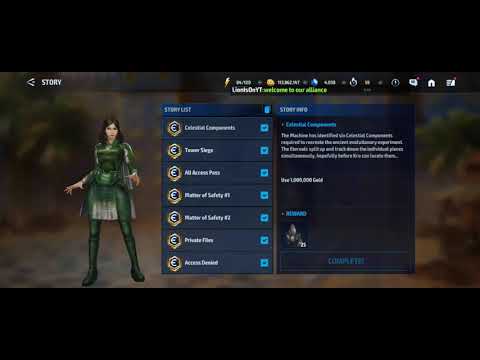 sersi epic quest all material needed...marvel future fight