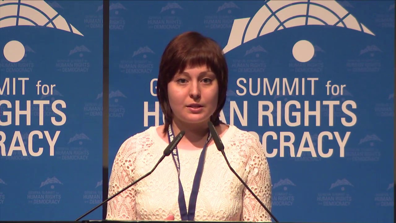 Anastasiia Zotova at Geneva Summit 2017