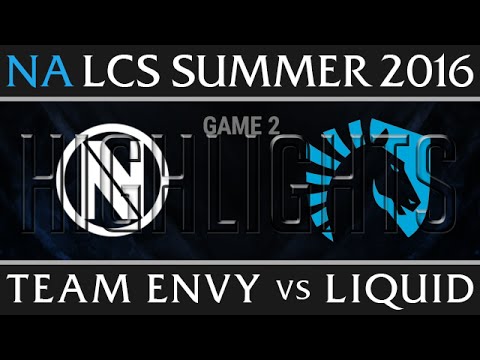Team Envy vs Liquid Game 2 Highlights - NA LCS Week 1 Summer 2016 - NV vs TL G2