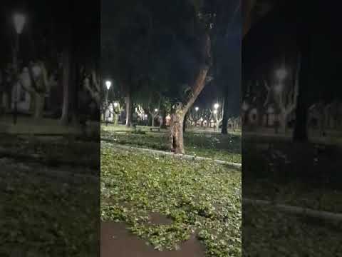 graniso gigante en Villa Mercedes San Luis fue de terror