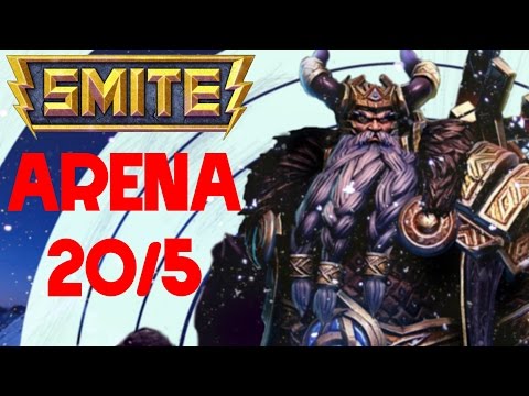 Odin Smite Arena - Let's Play - SMITE Odin Damage Build Arena Gameplay