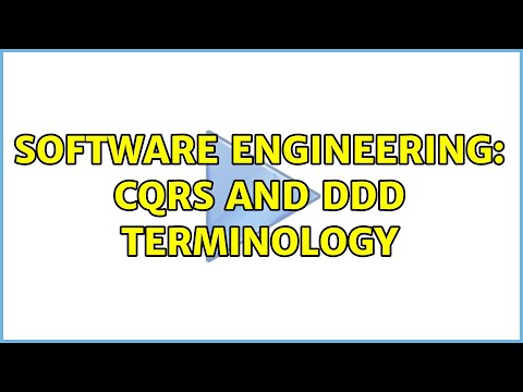 Software Engineering: CQRS and DDD terminology (3 Solutions!!)