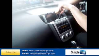Radio Removal Nissan Murano (2002 Onwards) | JustAudioTips