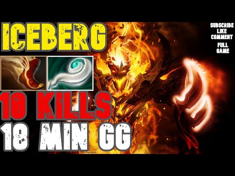 Iceberg Shadow fiend mid SF makes Broodmother RAGE QUIT Abandon