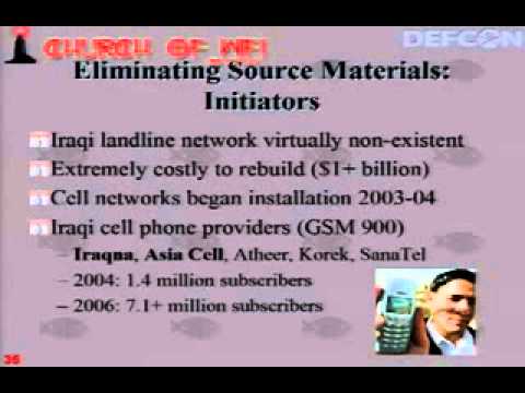 DEF CON 15 - Michael Shearer - The Church of Wi Fi Presents Hacking Iraq