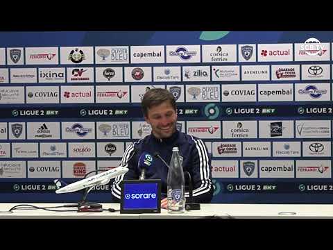 J34 | SC Bastia 2-0 US Concarneau : Conf. de presse de Michel Moretti