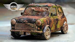 Mr. Bean’s Mini Cooper Full Restoration — From Rust to Showroom Shine!