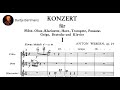 Anton Webern - Concerto for nine instruments, Op. 24