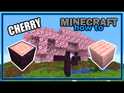 JayDeeMC - How to Find, Grow, and Use the Cherry Tree! (1.20) | Minecraft Flora Guide