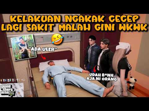 KELAKUAN NGAKAK CECEP LAGI HILANG INGATAN MALAH GINI WKWK🤣!! || GTA V ROLEPLAY