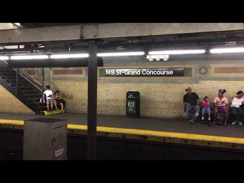 IRT White Plains Road Line: Two Not in Service R62 (3) Trains Bypassing 149th Street-Grand Concourse