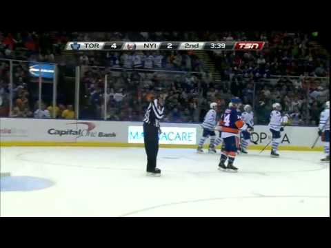 Clarkson 4-2 Goal - Maple Leafs @ Islanders (Oct 21, 2014)
