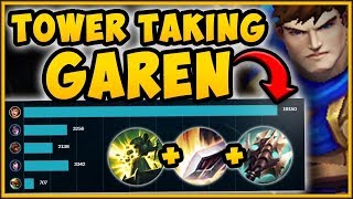 WTF? 3 HIT A TOWER WITH THIS TOWER TAKING GAREN BUILD! GAREN SEASON 9 GAMEPLAY! - League of Legends