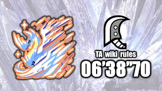 【MHWI】★M6 六花が静かに眠るなら 大剣 06'38''70 (TA wiki rules) / The Place Where Winter Sleeps GS TA wiki rules