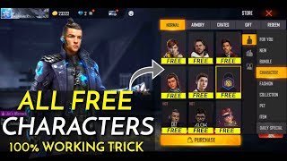 How To Get Free Character In Free Fire Free Character Trick