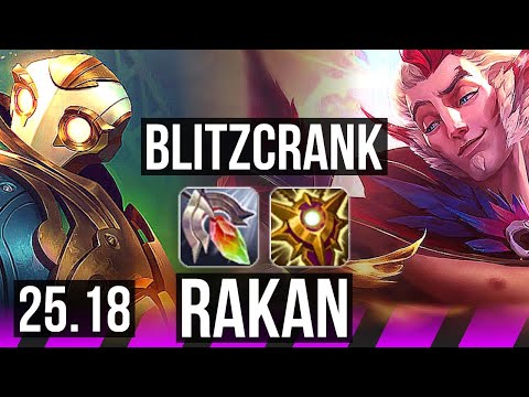 BLITZCRANK & Ashe vs RAKAN & Kai'Sa (SUP) | KR Master | 25.18