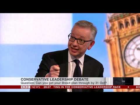 Brexit highlights from the BBC's Conservative Party leadership debate