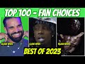 TOP 100 RAP SONGS OF 2023 FAN CHOICES