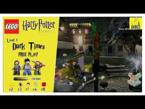 Lego Harry Potter Years 5-7: Lvl 1 / Dark Times FREE PLAY (All Collectibles) - HTG