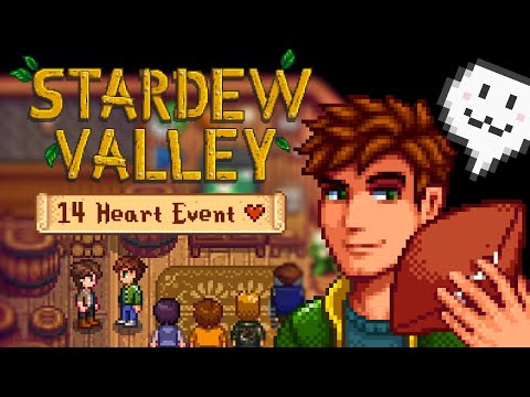 Stardew Valley - Alex 14 Heart Event