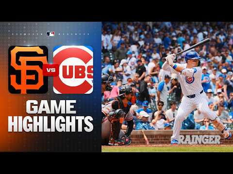 시카고컵스 VS 샌프란시스코 3:2 MLB 하이라이트