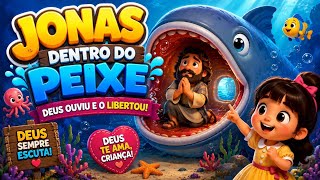 🐟🌊 Lili Conheceu Jonas! | Dentro do Peixe Gigante | Aventura Bíblica com Jesus