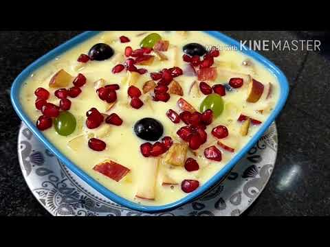 Summer special tasty tasty fruit custard