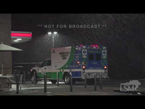 01-16-2022 Greenville, SC - Winter Storm Begins, Heavy Sleet And Snow, Major Travel Impacts Expected